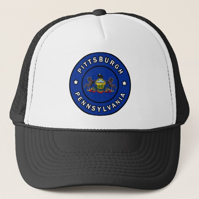 Pittsburgh Pennsylvania Truckerkappe (Vorderseite)