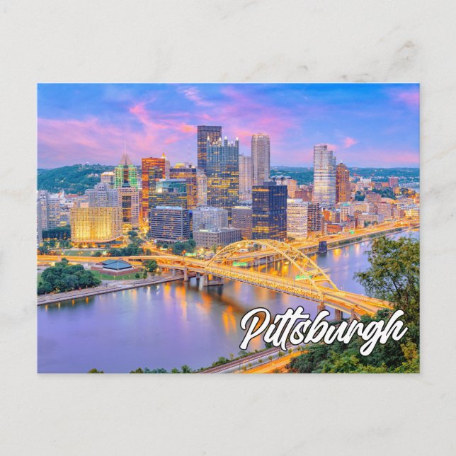 Pittsburgh, Pennsylvania, Vereinigte Staaten Postkarte (Vorderseite)
