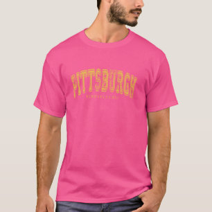 Pittsburgh Pennsylvania Vintag Retro US City Stati T-Shirt