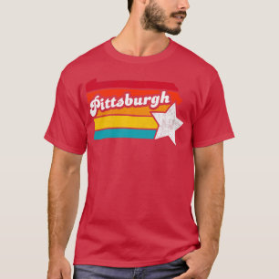 Pittsburgh Pennsylvania Vintage abgenutzt Souvenir T-Shirt
