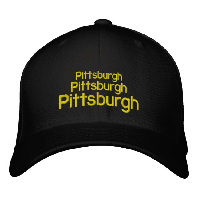 Pittsburgh, Pittsburgh Bestickte Baseballkappe (Vorderseite)