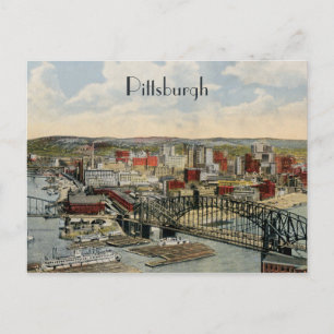 Pittsburgh Point 1931 Postkarte