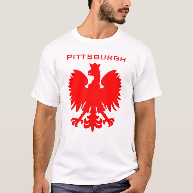Pittsburgh Polnischer Stolz T-Shirt (Vorderseite)