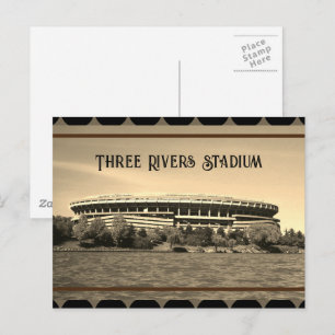 Pittsburgh Postcard - Drei Rivers Stadien Postkarte