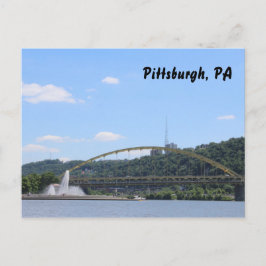 Pittsburgh Postcard Pennsylvania Vacation Souvenir Postkarte