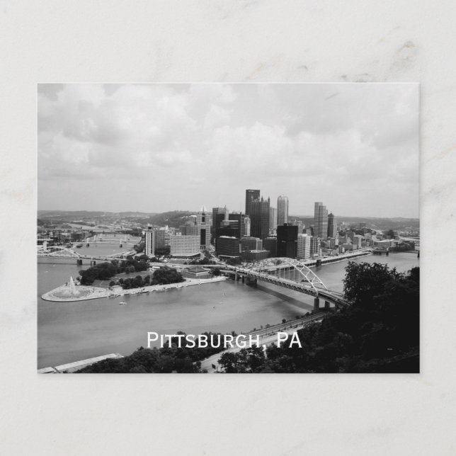 Pittsburgh Postcard Postkarte (Vorderseite)