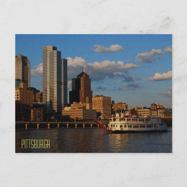 Pittsburgh Postkarte (Vorderseite)