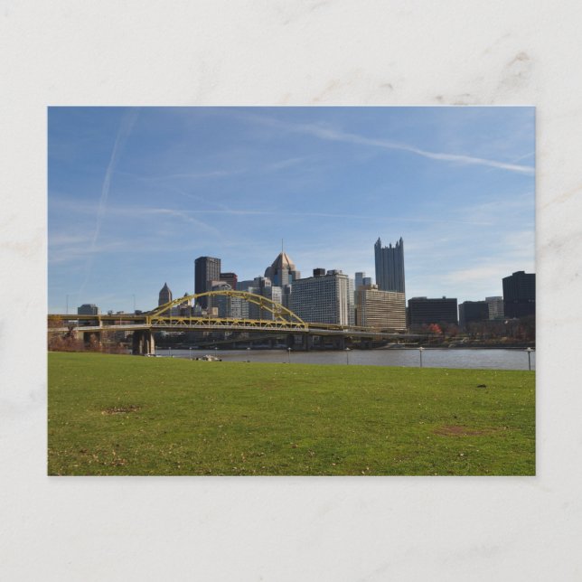 Pittsburgh Postkarte (Vorderseite)