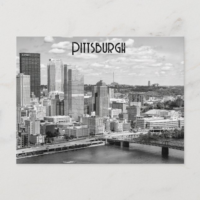 Pittsburgh Postkarte (Vorderseite)