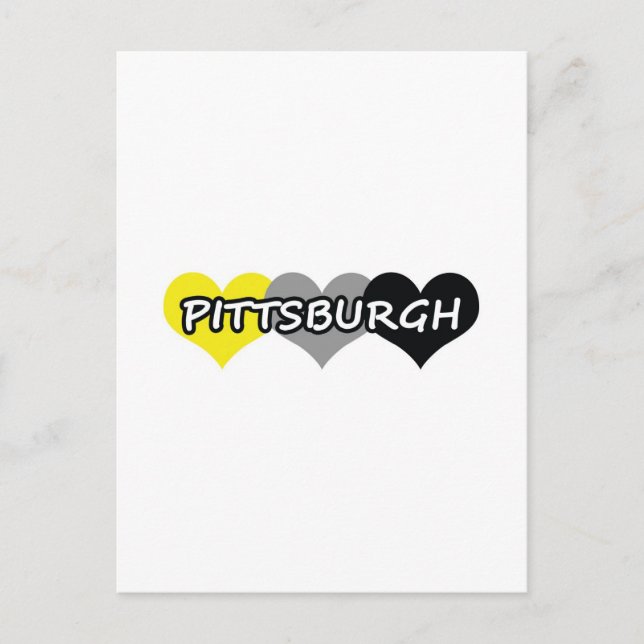 Pittsburgh Postkarte (Vorderseite)