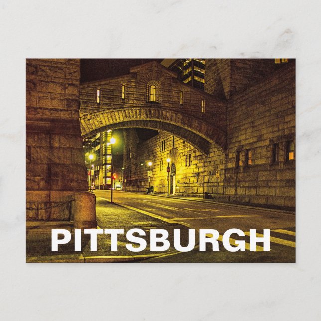 PITTSBURGH POSTKARTE (Vorderseite)