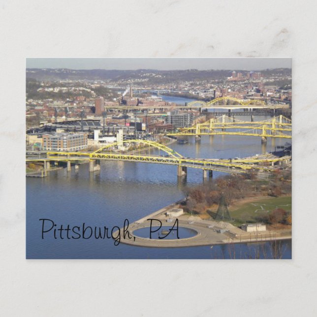 pittsburgh postkarte (Vorderseite)