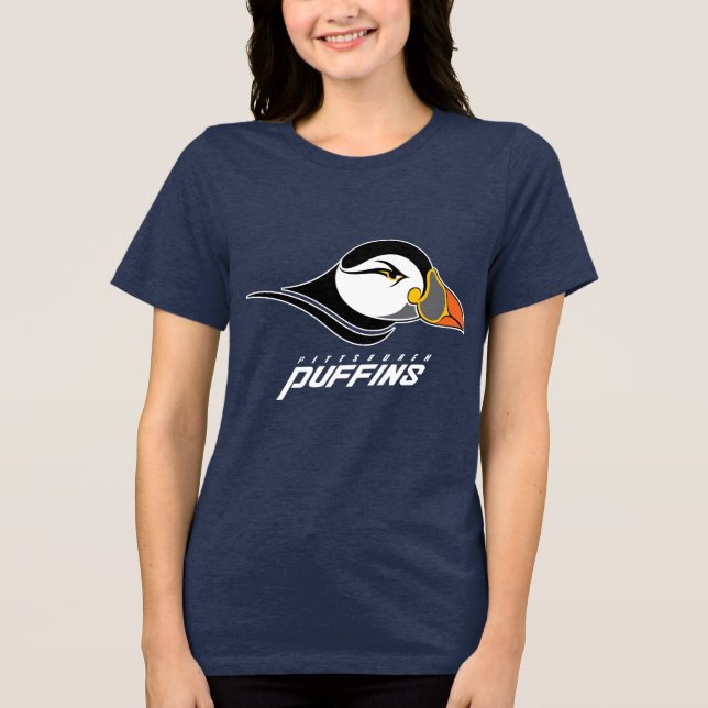 Pittsburgh Puffins Classic Logo Tri-Blend Shirt (Vorderseite)