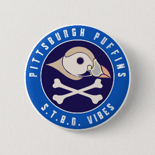 Pittsburgh Puffins S.T.B.D. Vibes Button