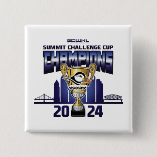 Pittsburgh Puffins Summit Challenge Cup Champions Button