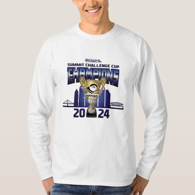 Pittsburgh Puffins Summit Challenge Cup Champions T-Shirt (Vorderseite)