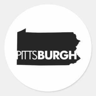 Pittsburgh Runder Aufkleber
