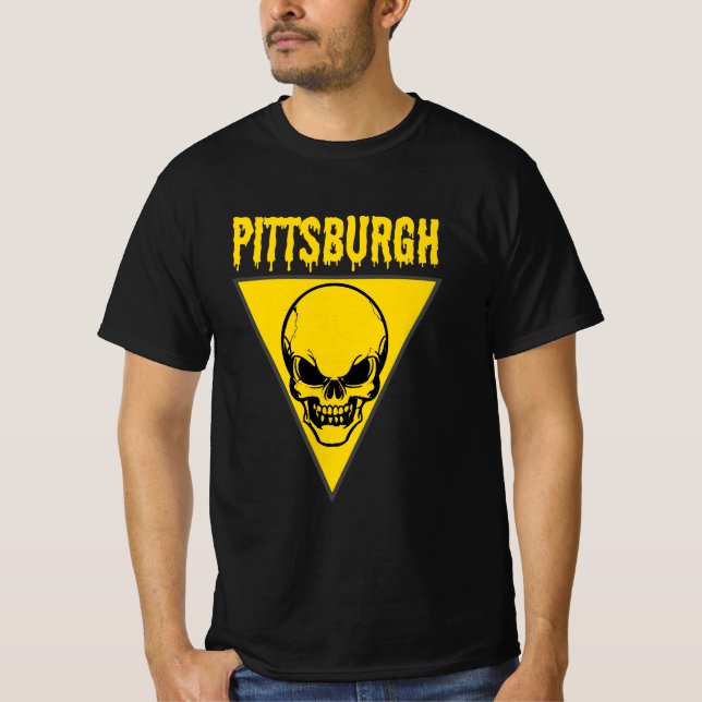 Pittsburgh Skull T-Shirt (Vorderseite)