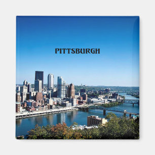 Pittsburgh, Skyline-Foto von Pennsylvania Magnet