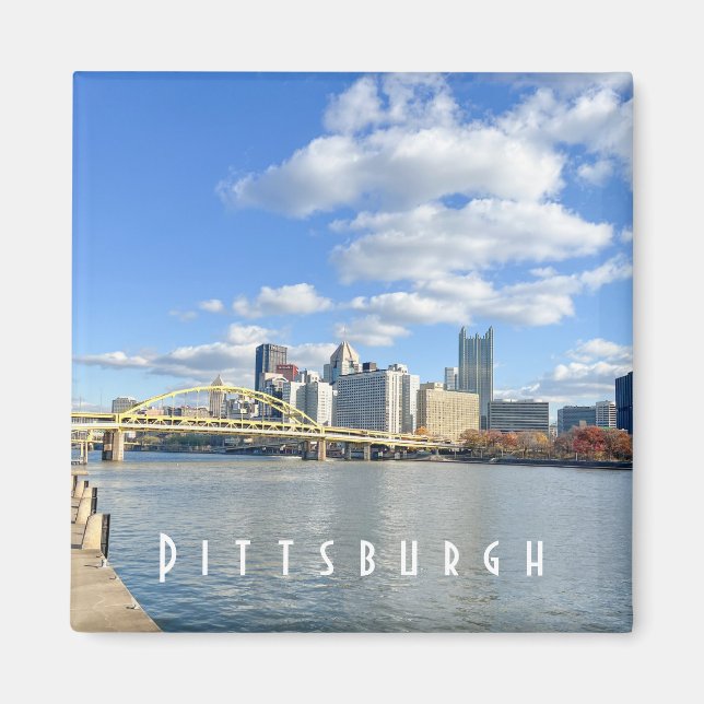 Pittsburgh Skyline Magnet (Vorne)