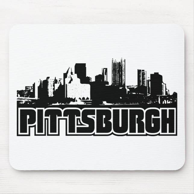 Pittsburgh-Skyline Mousepad (Vorne)