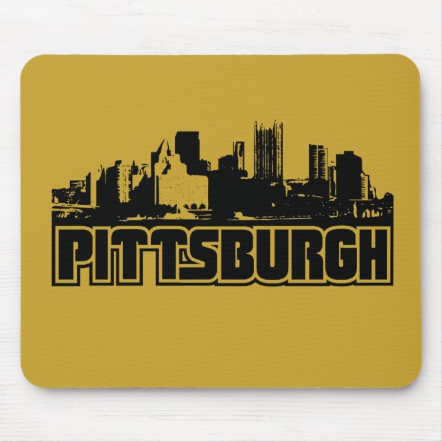 Pittsburgh-Skyline Mousepad (Vorne)