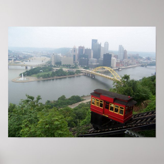 Pittsburgh Skyline Poster (Vorne)