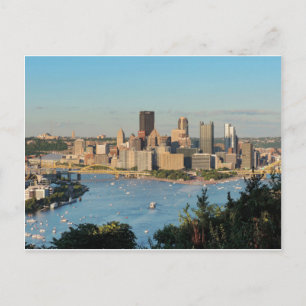 Pittsburgh Skyline Postkarte