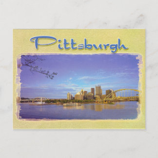 PITTSBURGH SKYLINE POSTKARTE