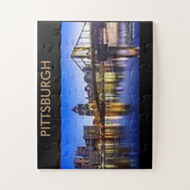 PITTSBURGH SKYLINE PUZZLE (Vertikal)