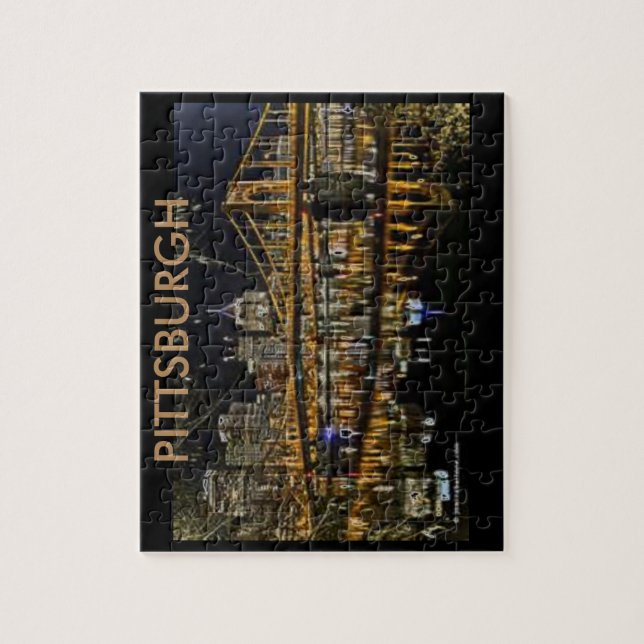 PITTSBURGH SKYLINE PUZZLE (Vertikal)