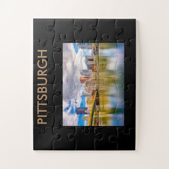 PITTSBURGH SKYLINE PUZZLE (Vertikal)