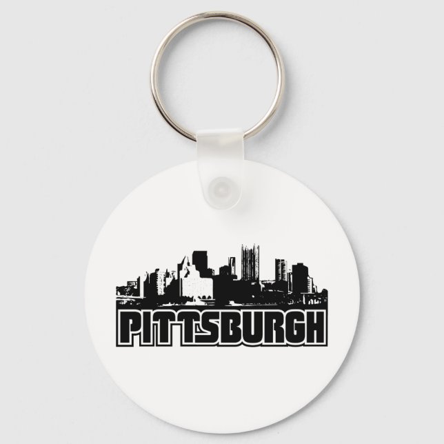 Pittsburgh Skyline Schlüsselanhänger (Vorderseite)