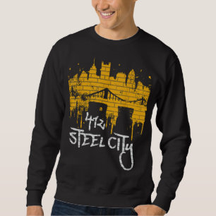 Pittsburgh Skyline Steel City 412 Sweatshirt