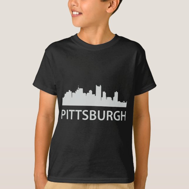 Pittsburgh-Skyline T-Shirt (Vorderseite)