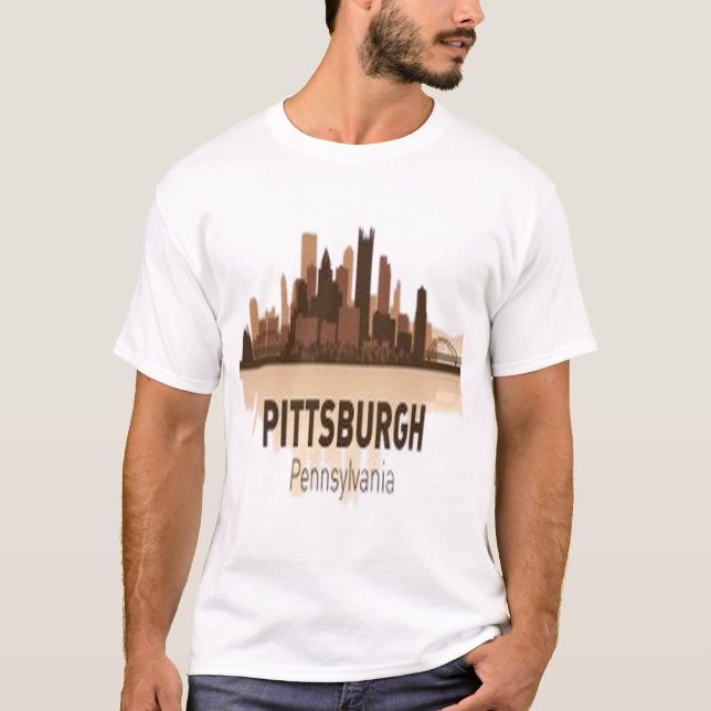 Pittsburgh Skyline T-Shirt (Vorderseite)