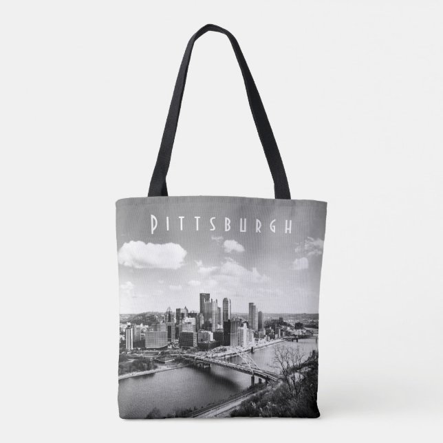 Pittsburgh Skyline Tote Bag (Rückseite)