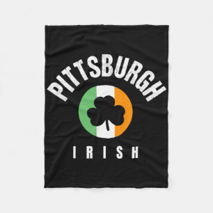 Pittsburgh St Patricks Green Saint Pattys Pittsbur Fleecedecke