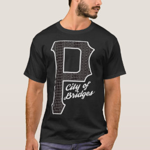 Pittsburgh Stadt Brücken Yinzer Gear Sportgear T-Shirt