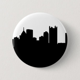 Pittsburgh-Stadt-Skyline Button
