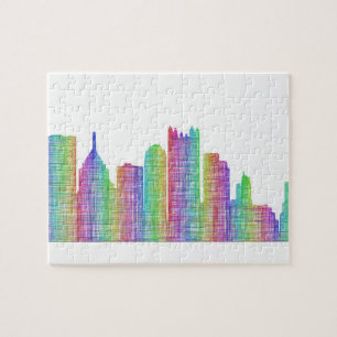 Pittsburgh-Stadt-Skyline Puzzle