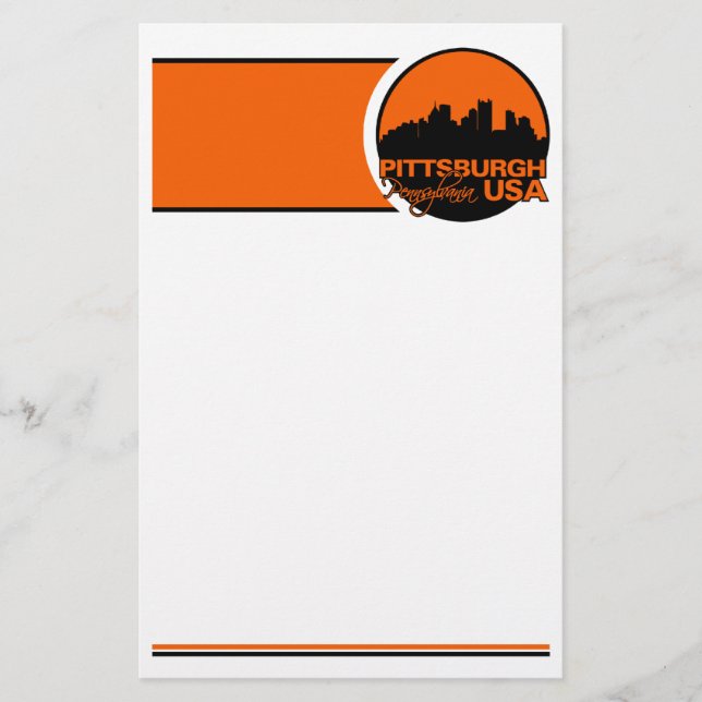 PITTSBURGH stationär, anpassen Briefpapier (Vorderseite)