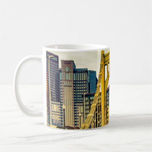 Pittsburgh Steel City Skyline 412 Pennsylvania Can Kaffeetasse