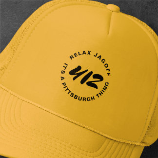 Pittsburgh Thing Burgh City Vintage Trucker-Mütze Truckerkappe