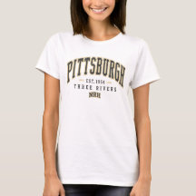 Pittsburgh Three Rivers Vintage Damen T-Shirt