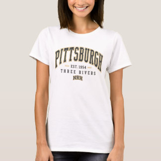 Pittsburgh Three Rivers Vintage Damen T-Shirt