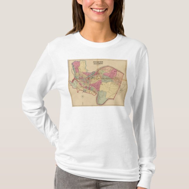Pittsburgh und Allegheny T-Shirt (Vorderseite)