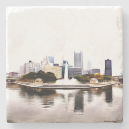 Pittsburgh-Untersetzer Steinuntersetzer