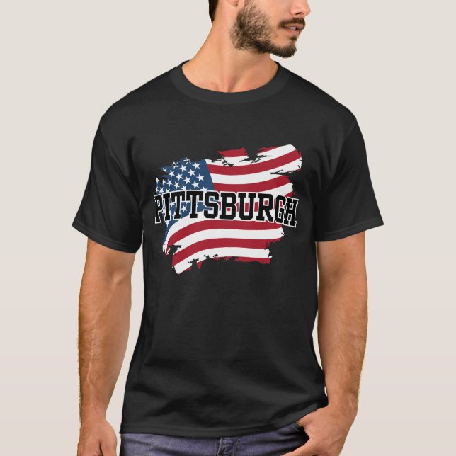 Pittsburgh USA T-Shirt (Vorderseite)