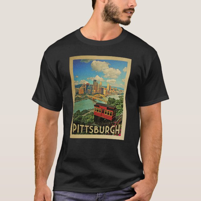 Pittsburgh Vintage Travel T - Shirt (Vorderseite)